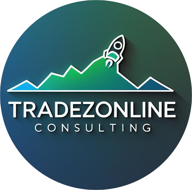 Minimalist Financial Consulting Logo